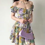 Lilideco Flora Oil Painting Dress ~