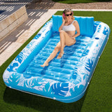 Lilideco inflatable floating bed water inflatable mattress thickened outdoor inflatable cushion swimming pool inflatable sofa