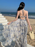 Lilideco-Sanya Seaside Beautiful Thailand Vacation Elegant Fairy Dress