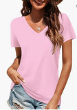 Lilideco 2024 Summer New Women's Tops T-shirts Basic T-shirts