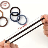 Lilideco 4cm towel ring rubber band black headband seamless hair band hair band hair band small gift towel hair band