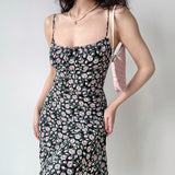 Lilideco Floral Paradise Midi Dress ~