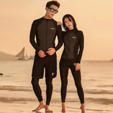 Lilideco 2024 New Korean Long Sleeve Multi Pieces Swimsuit Rash Guard Couples Swimwear Bathing Suits Surfing Long Pant Dropship