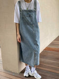 Lilideco Denim Overall Dress Women Sleeveless Jeans