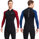 Lilideco 1.5mmSplit Warm Diving Suit Long Sleeve Sunscreen Snorkeling Surfing Jellyfish Swimsuit