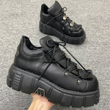 Lilideco Platform Black Shoes