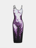 Lilideco Body Print Bodycon Dress