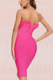 Lilideco-Erin Bodycon Dress - Hot Pink
