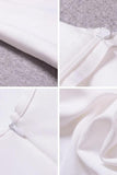 Lilideco-Joi Bodycon Midi Dress - Pearl White
