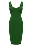 Lilideco-Kate Bandage Dress - Emerald Green