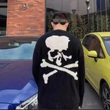 Lilideco Knitted Sweaters Pullovers Skeleton Maletry