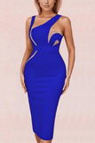 Lilideco-Kylie Bodycon Midi Dress - Royal Blue