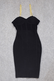 Lilideco-Leah Bodycon Dress - Classic Black